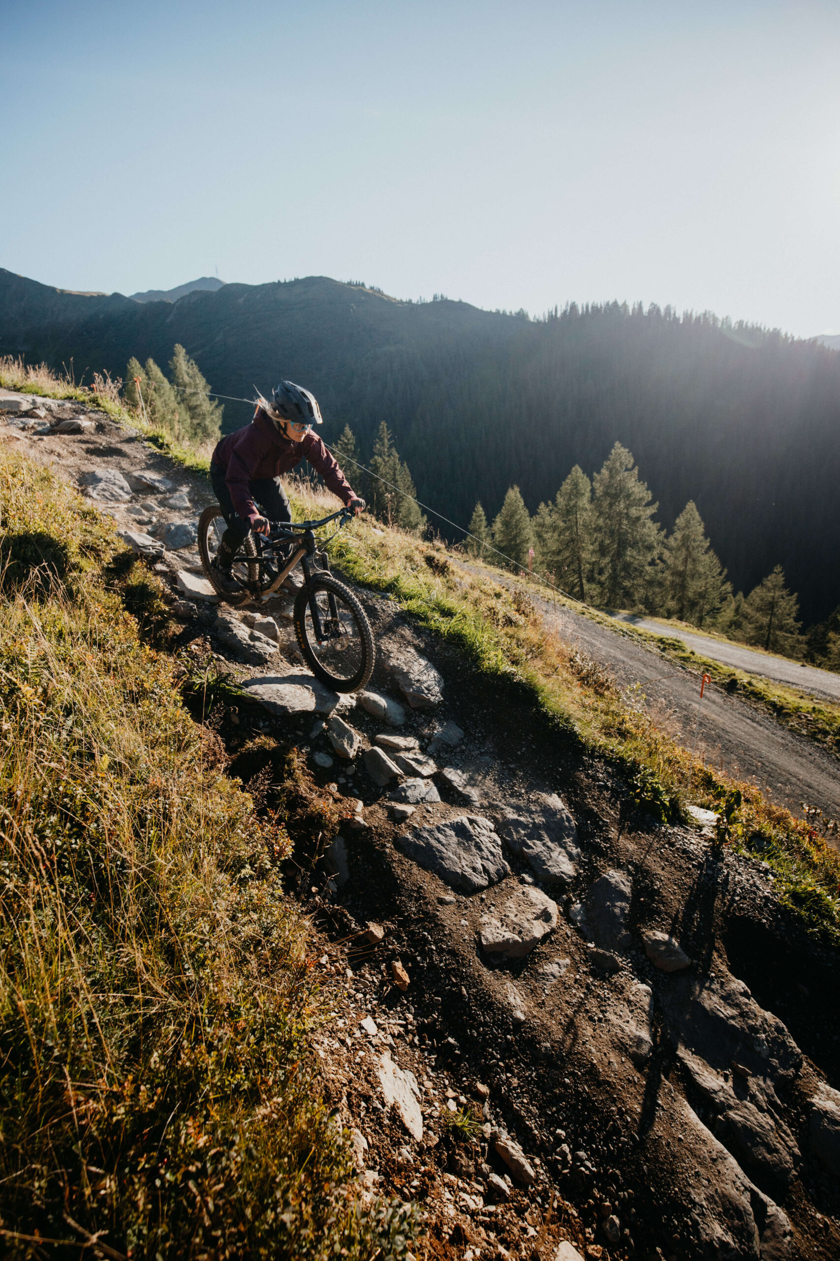 Mountainbiker in Leogan