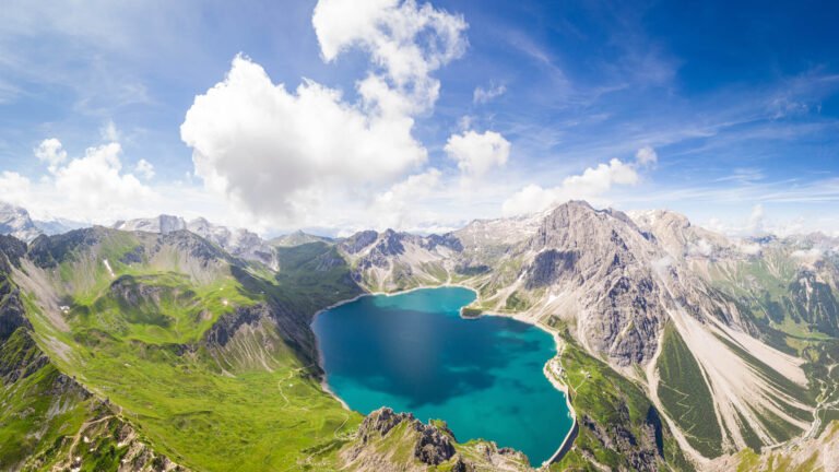 Panorama Lünersee im Brandnertal