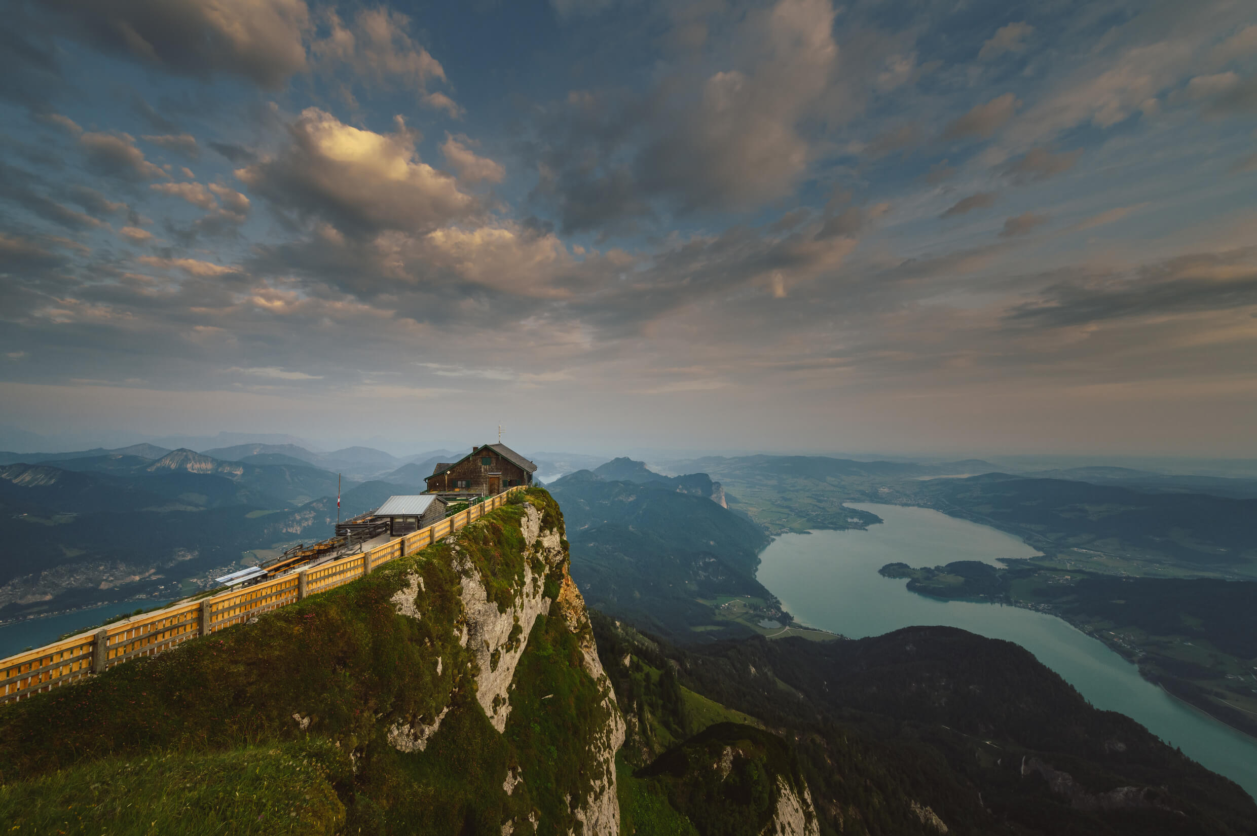 Sonnenuntergang am Schafberg