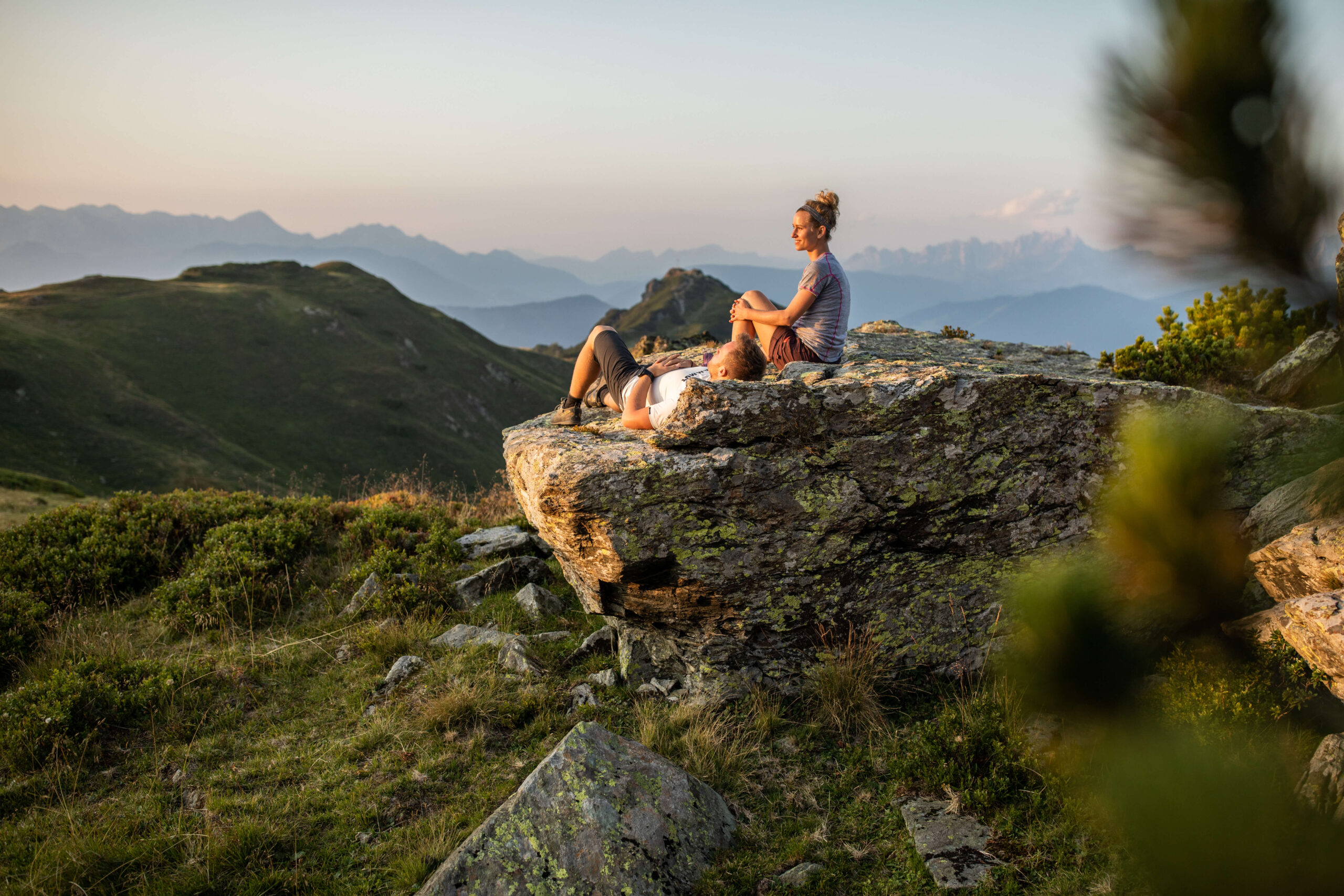 Bergblick in der Salzburger Sportwelt